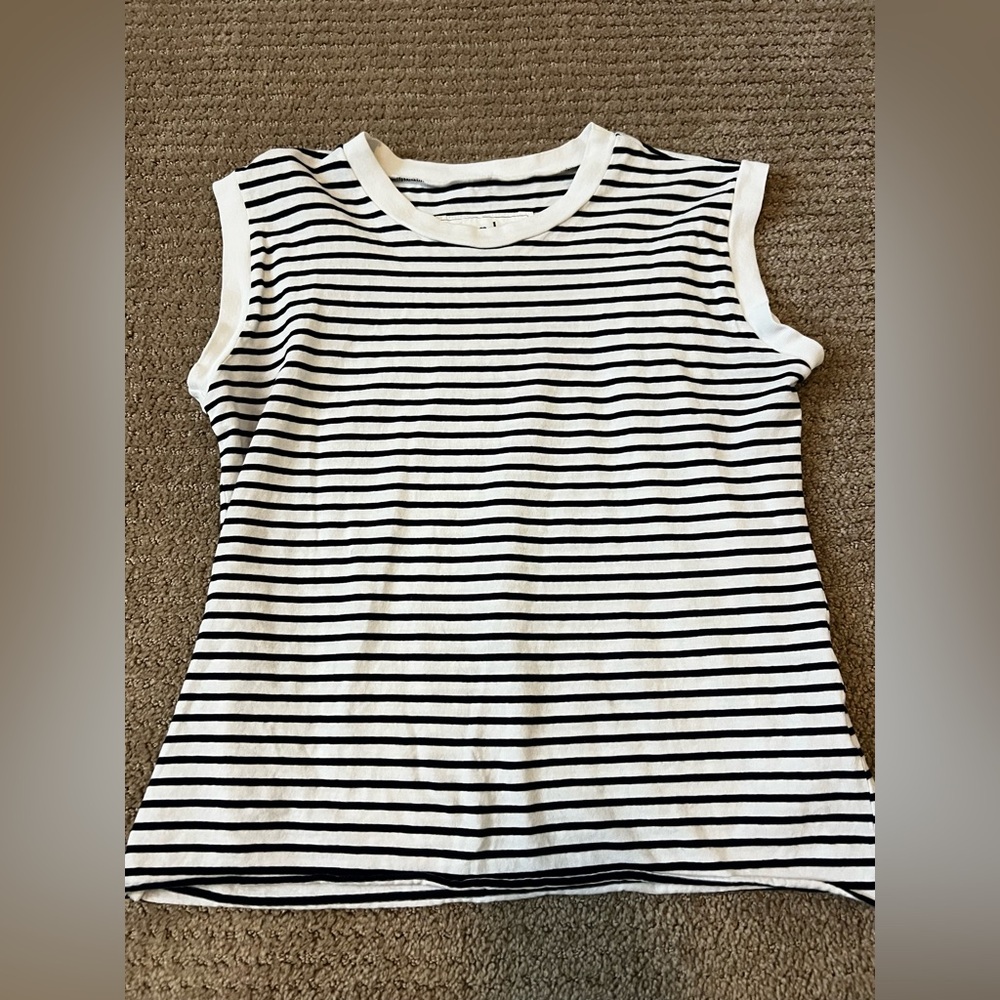 Frank & Eileen Vintage Striped Muscle Tee